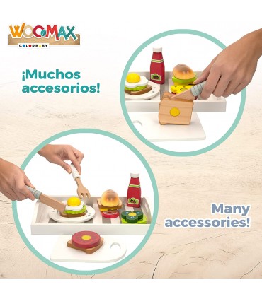 Bandeja Desayuno Madera Woomax 49330