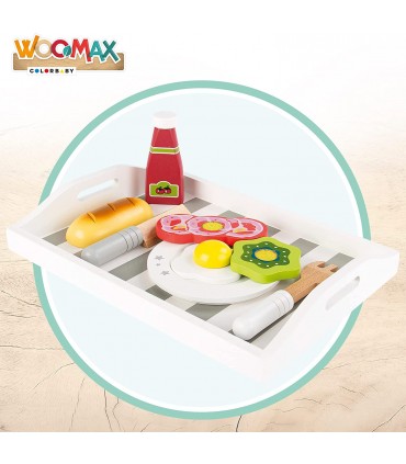 Bandeja Desayuno Madera Woomax 49330