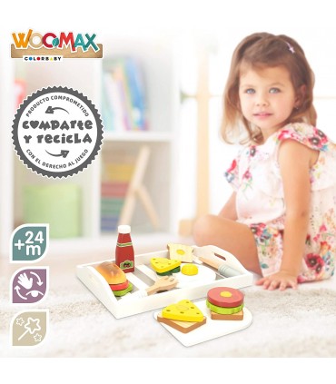 Bandeja Desayuno Madera Woomax 49330