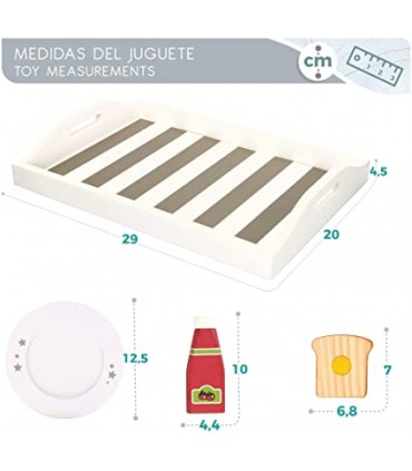 Bandeja Desayuno Madera Woomax 49330