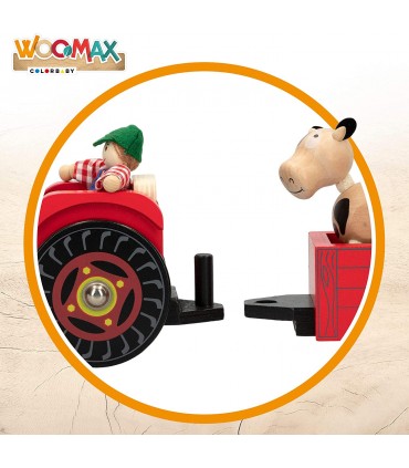 Tractor Madera 33Cm Woomax 43621