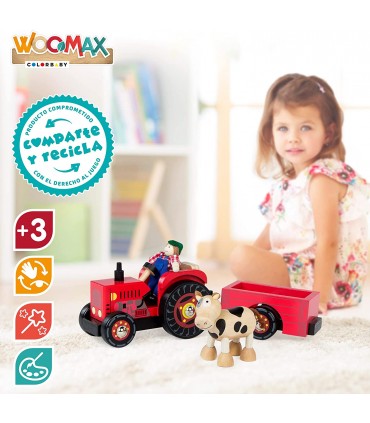 Tractor Madera 33Cm Woomax 43621