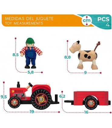Tractor Madera 33Cm Woomax 43621