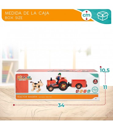 Tractor Madera 33Cm Woomax 43621