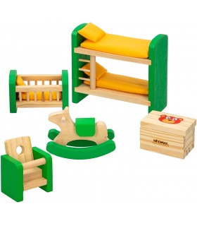 Set Mueble Dormitorio Madera Wooma 46470