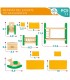 Set Mueble Dormitorio Madera Wooma 46470