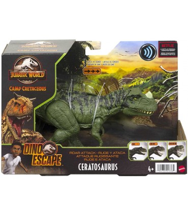 Dinosaurio Ceratosaurus Ruge,Ataca HCL92