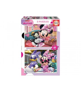 Puzzle 2*20 Pcs Minnie Ref: 19297