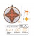 Dartboard 71 Cm Ninja Ref: 08188