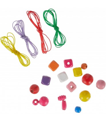 Cubo Set Cuentas De Madera 100003410