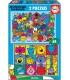 Puzzle 2*48Pcs Monsieru Madame Ref:19402