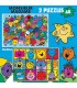 Puzzle 2*48Pcs Monsieru Madame Ref:19402