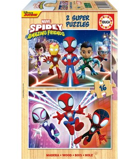Puzzle Spidey 2*16 Pcs Ref: 19579