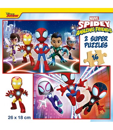 Puzzle Spidey 2*16 Pcs Ref: 19579