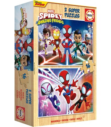 Puzzle Spidey 2*16 Pcs Ref: 19579