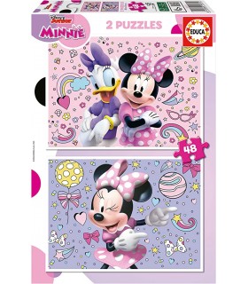 Puzzle 2*48 Pcs Minnie Ref: 19674