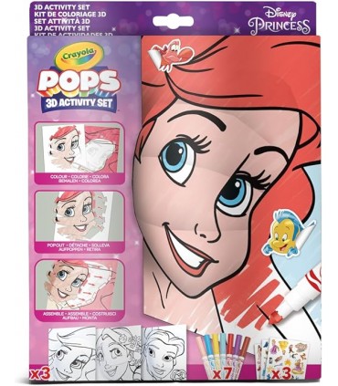 Color Pops 3D Disney Princesa  04-0743