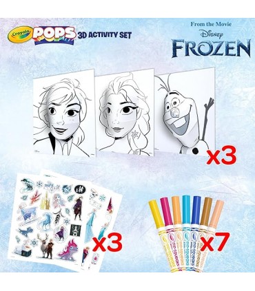 Color Pops 3D Frozen Ref: 04-0742
