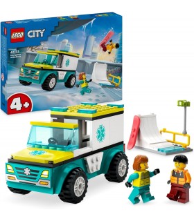 Ambulancia Emergencia C/Snowboard 60403