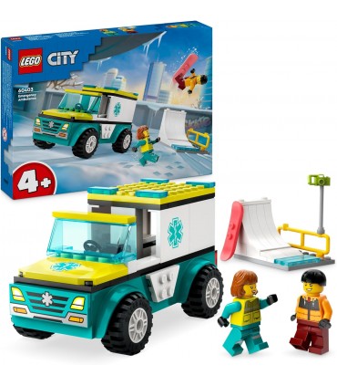 Ambulancia Emergencia C/Snowboard 60403
