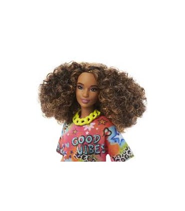 Barbie Fashionista C/Pelo Rizado HPF77