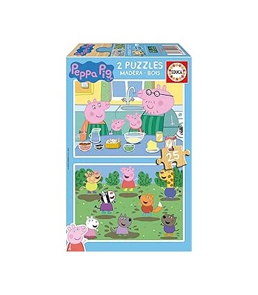 Puzzle 2 * 25 Pcs Peppa Pig Ref: 19995