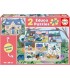 Puzzle 2 * 100 Pcs Casa Inside Ref:19957