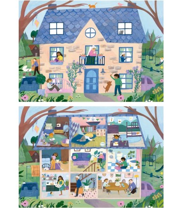 Puzzle 2 * 100 Pcs Casa Inside Ref:19957