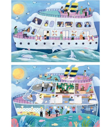 Puzzle 2 * 100 Pcs Barco insid Ref:19958