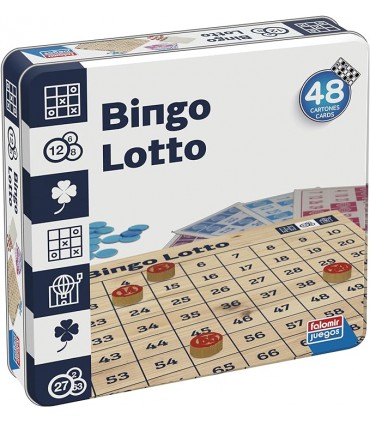Bingo Loto Caja Lata Ref: 34005