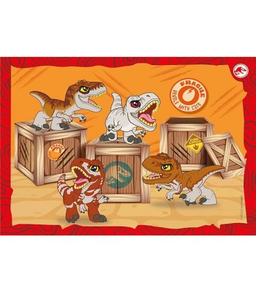 Puzzle 4 En 1 Jurassic World Ref: 21521
