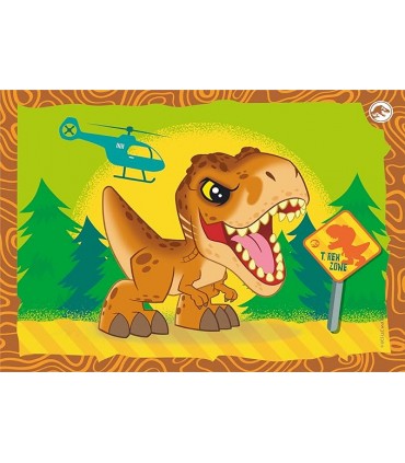 Puzzle 4 En 1 Jurassic World Ref: 21521