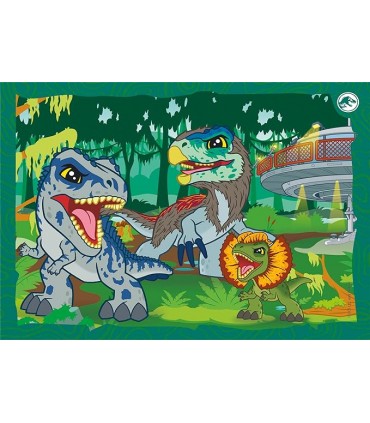 Puzzle 4 En 1 Jurassic World Ref: 21521
