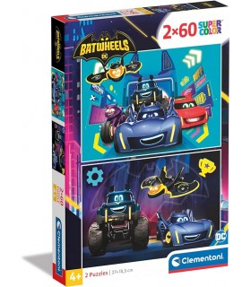 Puzzle 2*60Pcs Batwheels Ref: 24812