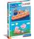Puzzle Peppa Pig 2*20Pcs Ref: 24797