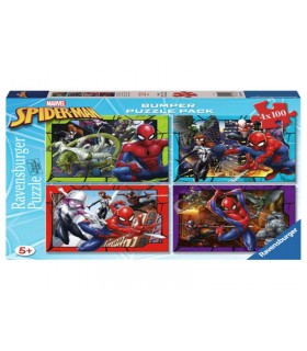 Puzzle Spider-Man 4*100 Pcs Ref: 010760