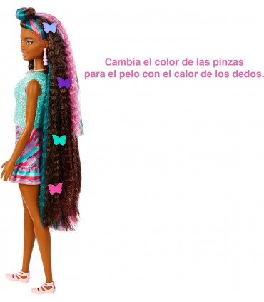 Barbie Pelo Largo Mariposa  Ref:  HCM91