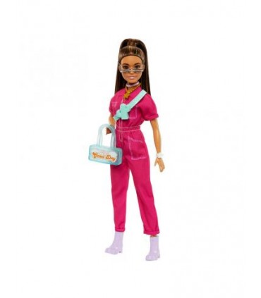 Muñeca Day & Play Mono Rosa Barbie HPL76