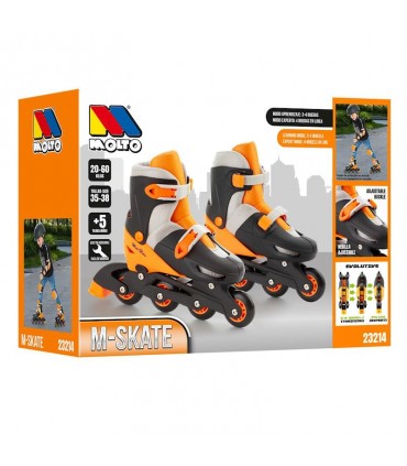 Patines En Linea Naranja Ref: 23214