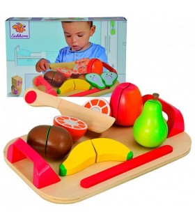 Tabla Madera Frutas 12 Pcs Ref: 10000372