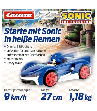 Coche Sonic Racing Azul  Ref: 370201061