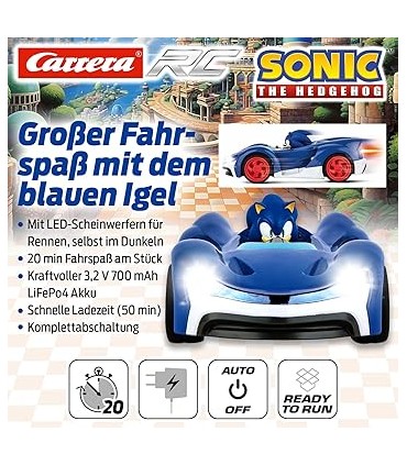 Coche Sonic Racing Azul  Ref: 370201061