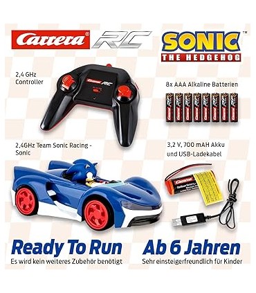 Coche Sonic Racing Azul  Ref: 370201061