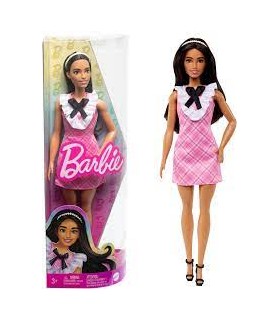 Barbie Vestido Cuadrito Ref: HJT06