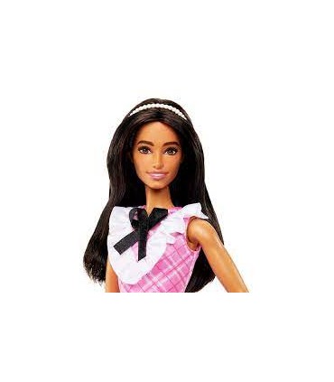 Barbie Vestido Cuadrito Ref: HJT06