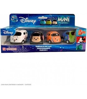 Pack 4 Mini CutesCars Disney Ref:AR79360