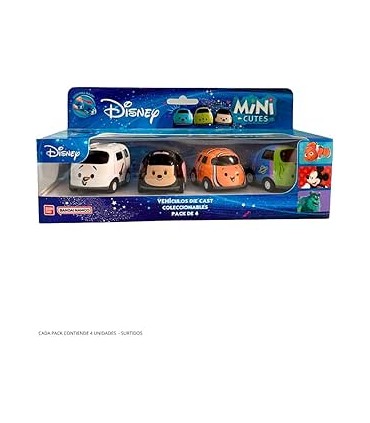 Pack 4 Mini CutesCars Disney Ref:AR79360