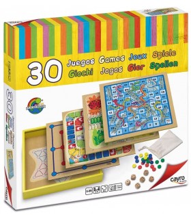 30 Juegos De Mesa Madera Cayro Ref: 830