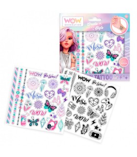 Set 50 Tattoos Color Wow Ref: WOW00114