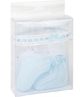 Set calcetines Azul C/Cinta Ref: 6370